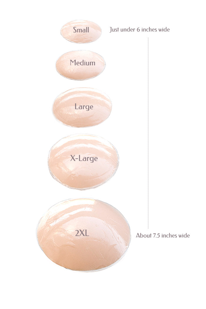 Adhesive Silicone Butt Pads with Free Storage Bag