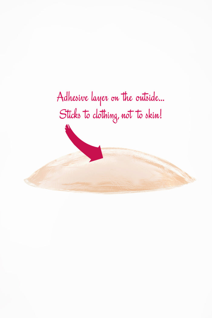 Adhesive Silicone Butt Pads with Free Storage Bag